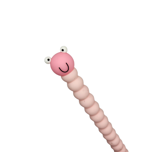 Yuko B - Stylos rigolo - Tiny Caterpillar - Rose