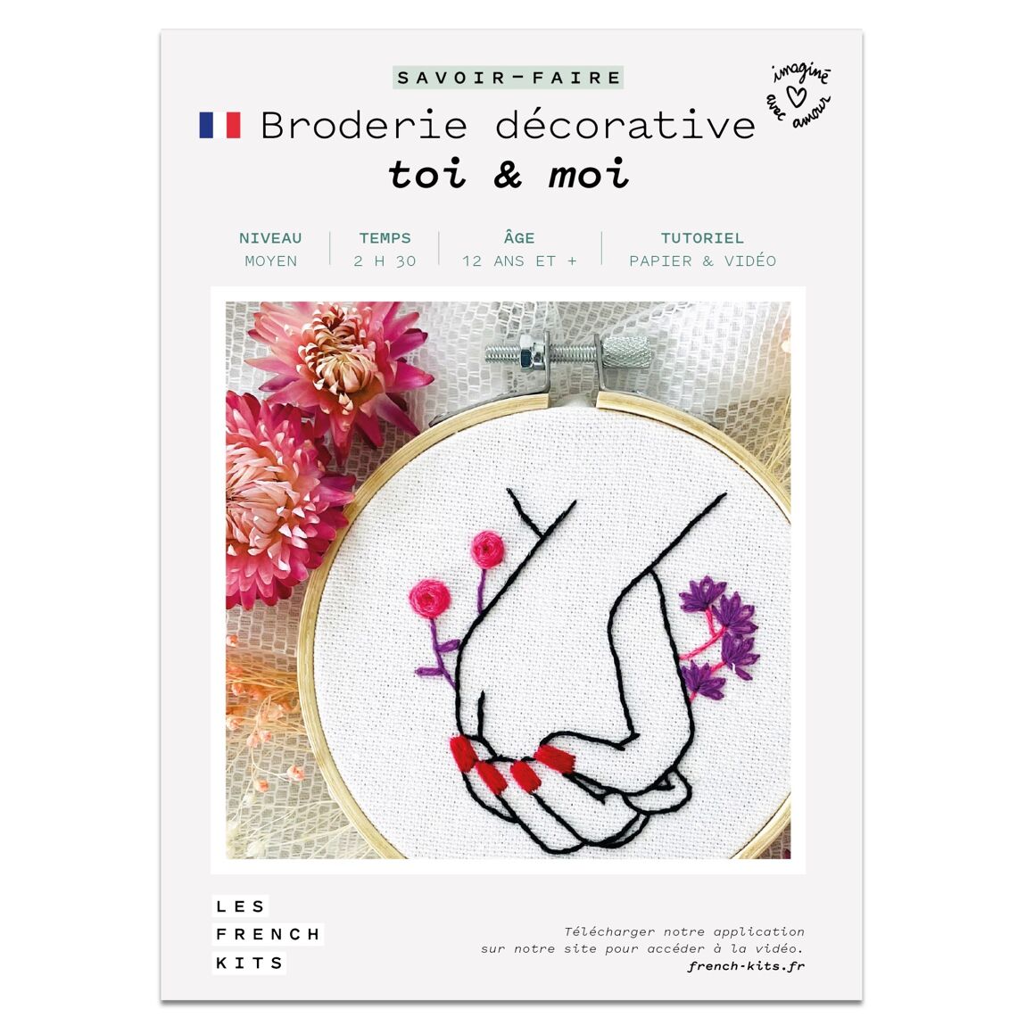 Les French Kits - Broderie décorative - Toi & moi