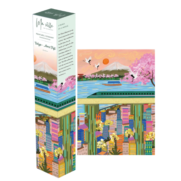 Ma Ville en Diamant – Kit de Diamond Painting Tokyo