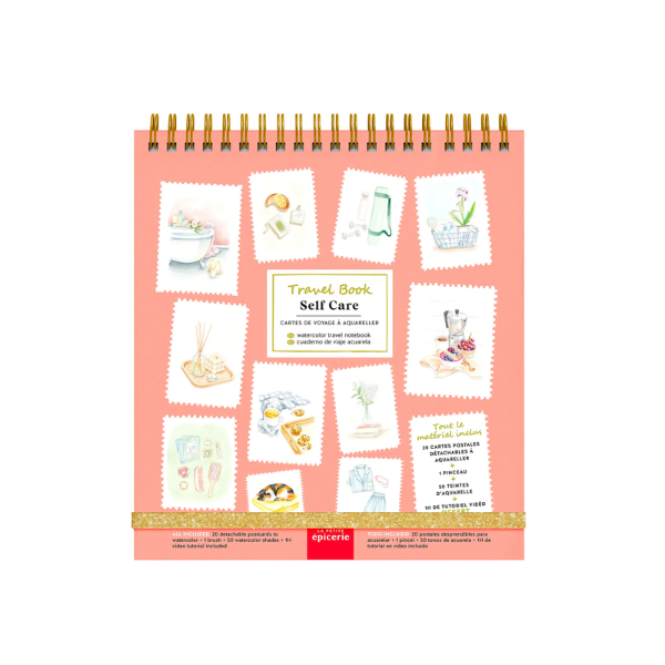 Travel book à l'aquarelle - Self-Care