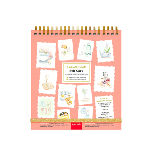 Travel book à l'aquarelle - Self-Care