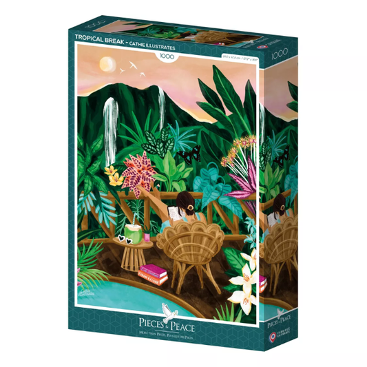 Puzzle Pieces&Peace 1000 Pièces - Tropical Break