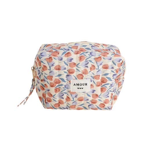Trousse de maquillage -  "Amour" - Tulipes