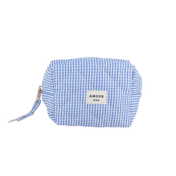 Trousse de maquillage -  "Amour" - Vichy Bleu