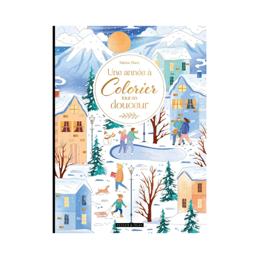 Larousse - Une année à colorier tout en douceur