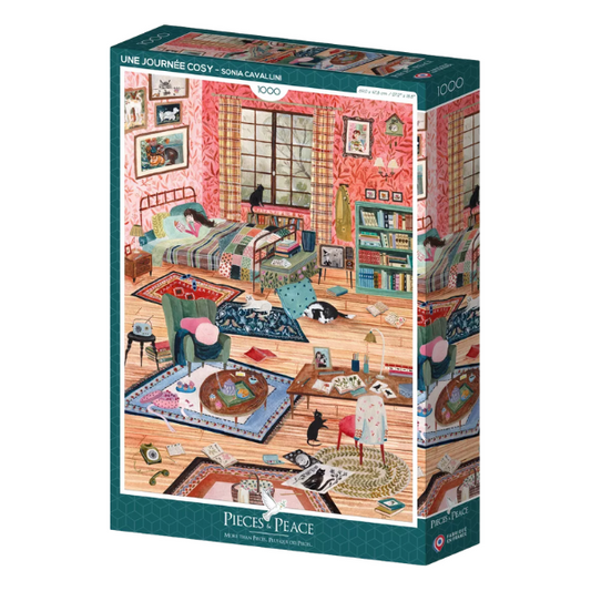 Puzzle Pièce&Peace 2000 pièces - Une Journée Cosy