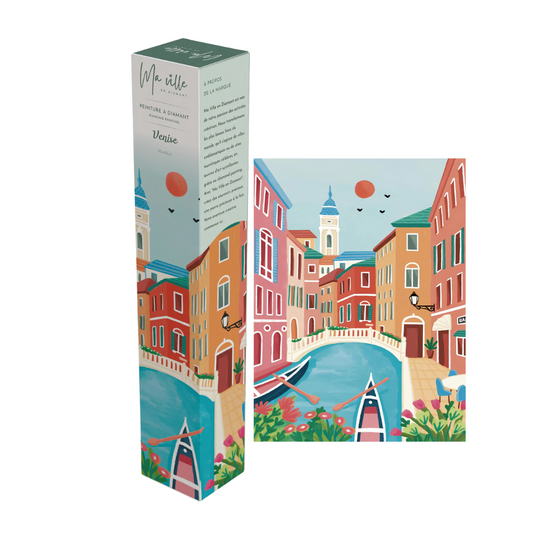 Ma Ville en Diamant – Kit de Diamond Painting Venise