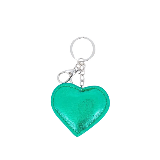 Porte clé - Coeur Vert