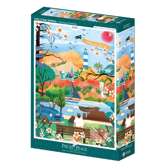 Puzzle Pieces&Peace 1000 Pièces - Welcome Spring