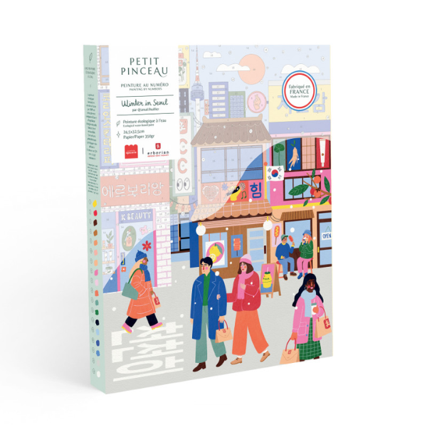 Peinture à Numéro Petit Pinceau - Winter in Seoul