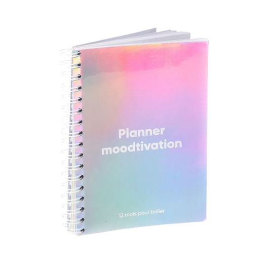 Planner Mensuel Moodtivation - 12 mois pour briller