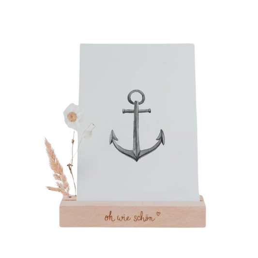 Carte aquarelle - Ancre
