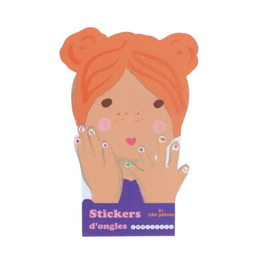 Set de 4 planches de stickers pour ongles