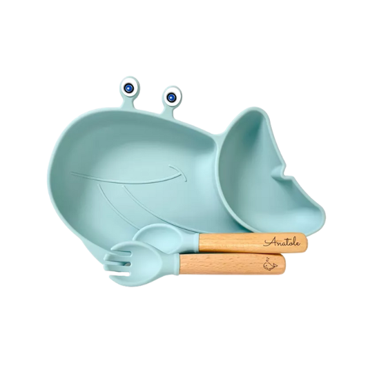 Les petits citrons - Set repas Baleine + couvert