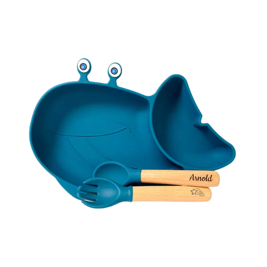 Les petits citrons - Set repas Baleine + couvert