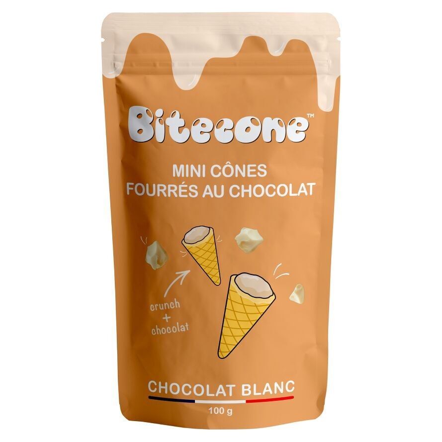 Cornet Bitecone - Lait/Noir/Blanc/Noisette