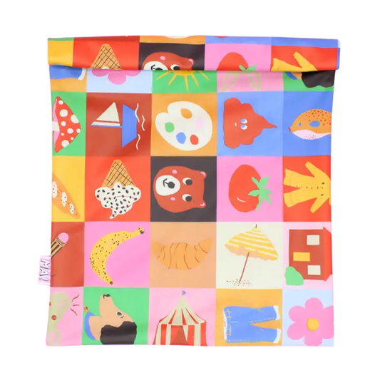 Machatatelier - Sac étanche à maillot de bain - Carré colorés