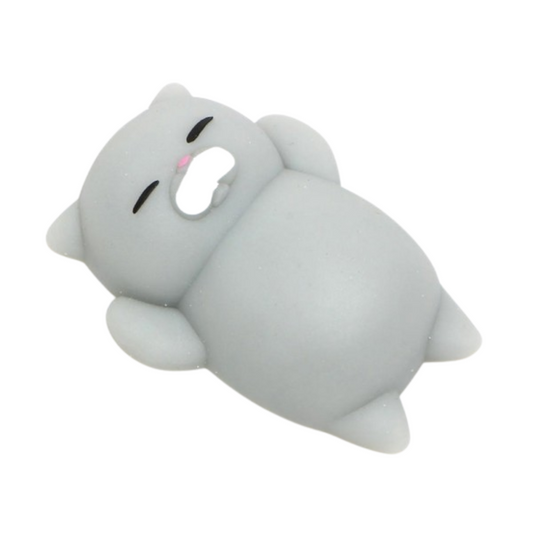 Mini Squishies - chat gris qui dort