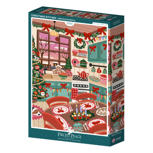 Puzzle Pieces&Peace 1000 Pièces - La Cuisine de Noël