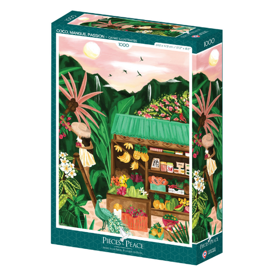 Puzzle Pieces&Peace 1000 Pièces - Coco, mangue passion