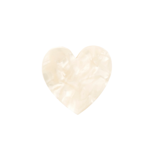 Coucou Suzette - Grosse pince - Coeur Blanc