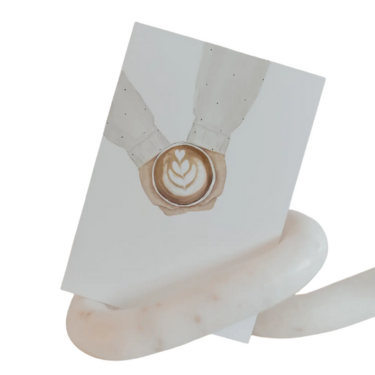 Carte aquarelle - Coffee