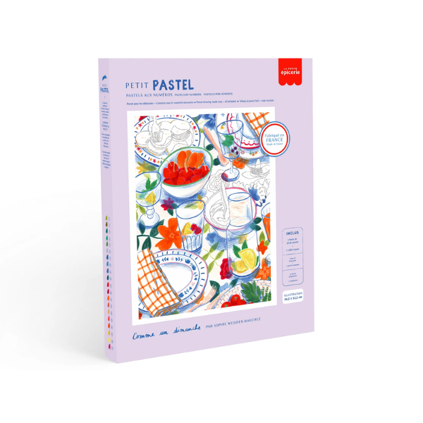 Pastel au numéro - Comme un dimanche