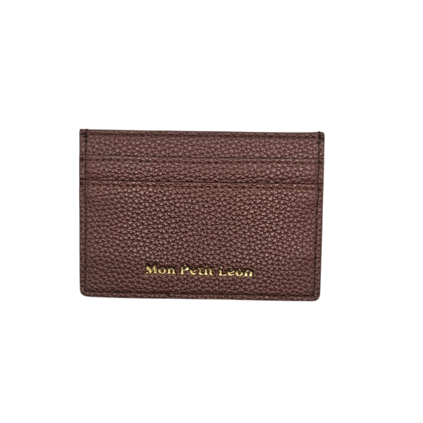 Mon petit Léon - Porte-cartes en cuir "Papa"