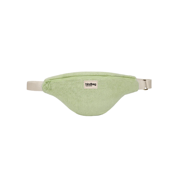 Hindbag - Sac Banane Éponge vert amande