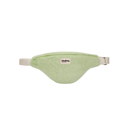Hindbag - Sac Banane Éponge vert amande