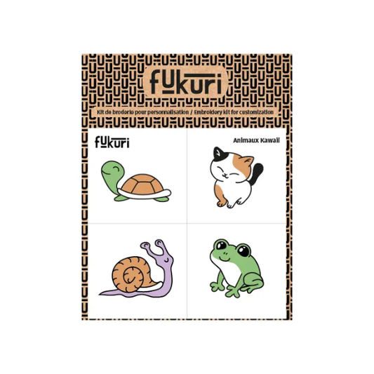 Feuille de Broderie Magique – Motif Animaux kawaii