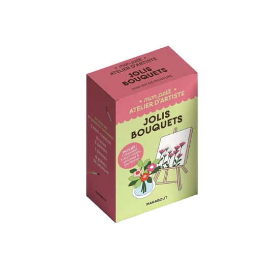 Mini kit de peinture – 3 toiles à créer - Jolis bouquets