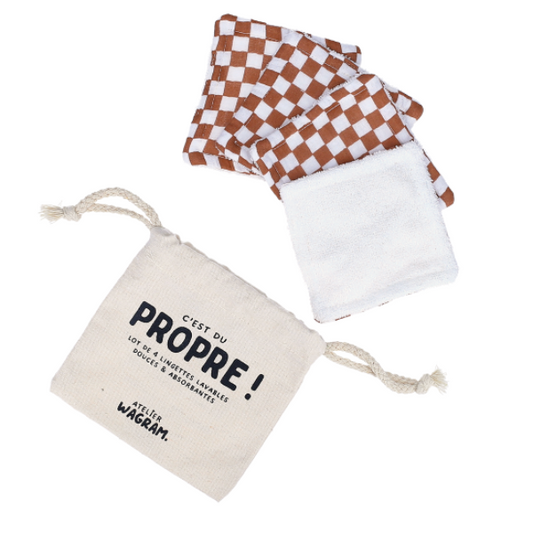 Atelier Wagram - Lingettes Damier