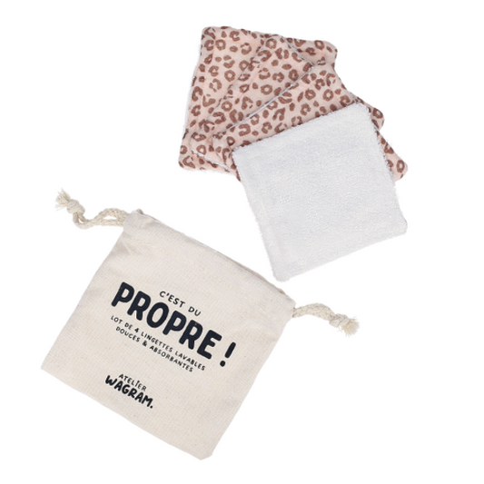 Atelier Wagram - Lingettes léopard