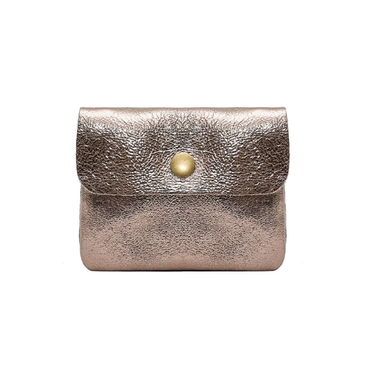 Porte-monnaie Luce metal - Etain