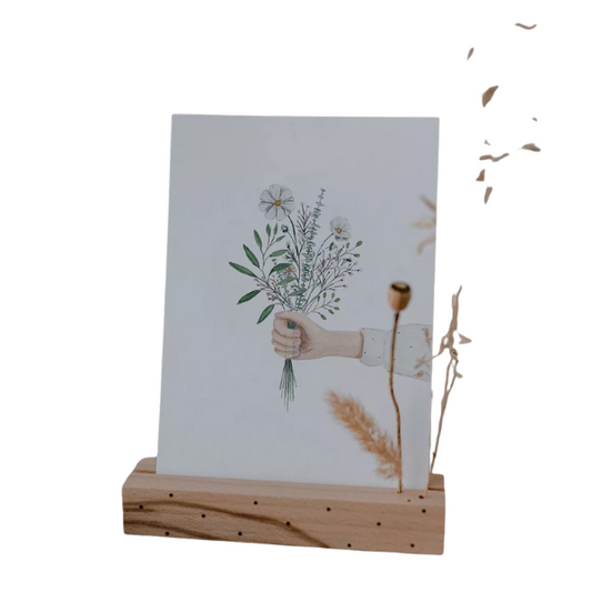 Carte aquarelle - Bouquets de fleurs