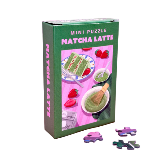 Mini puzzle 99 pièces - Matcha latte