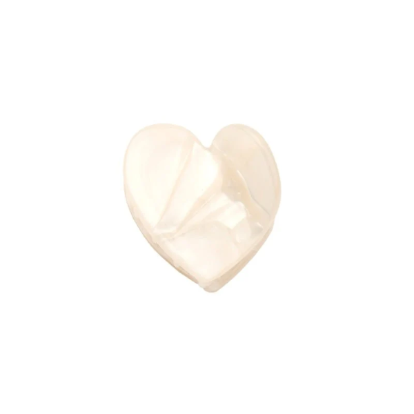 Coucou Suzette - Mini pince Coeur blanc