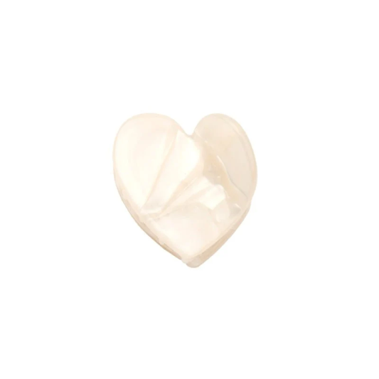 Coucou Suzette - Mini pince Coeur blanc