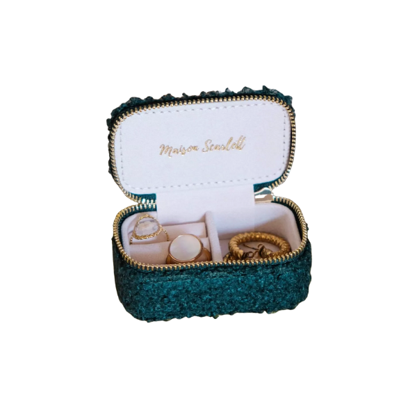 Maison Scarlett - Boîte à Bijoux teddy vert
