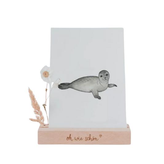 Carte aquarelle - Phoque