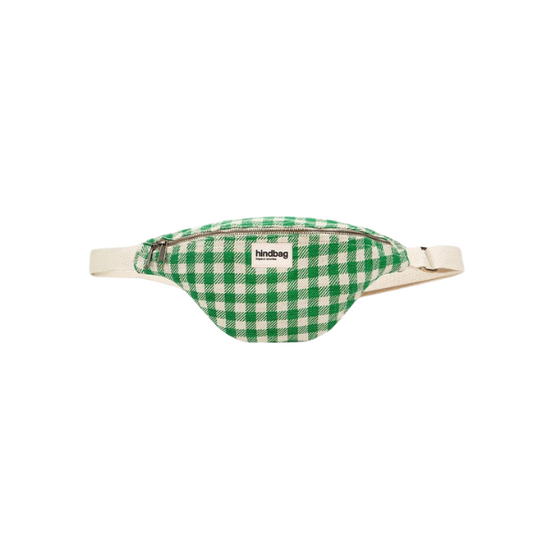 Hindbag - Sac Banane Vichy Vert