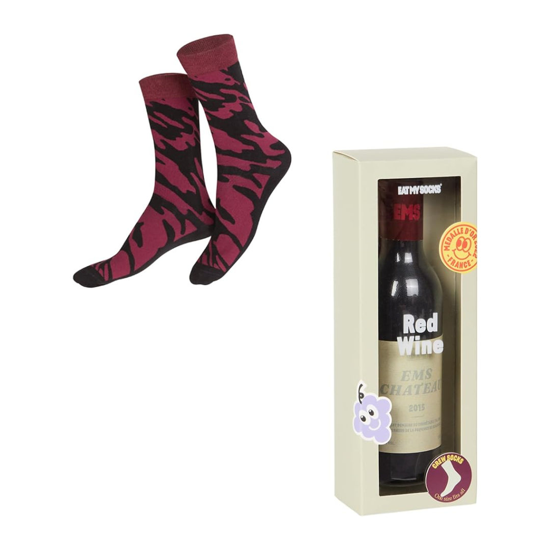 Eat My Socks - Chaussettes Vin rouge