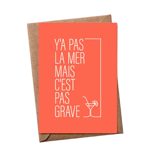 Bulma Carte vacances - y a pas la mer