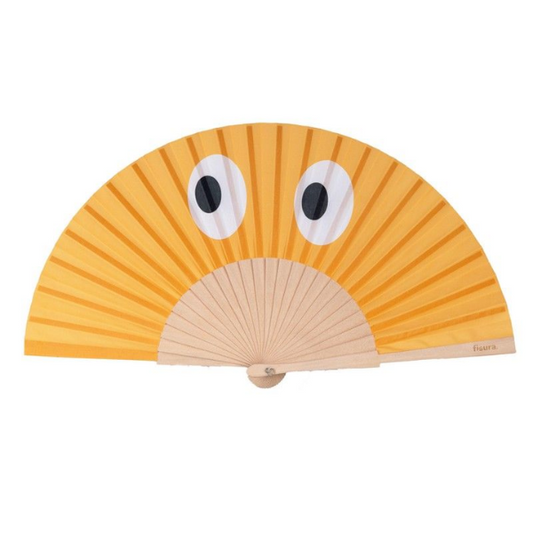 Fisura - Éventails « yeux » orange